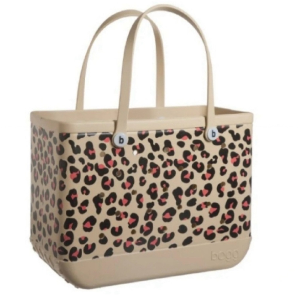 BOGG BAG Pink Leopard Print Tote